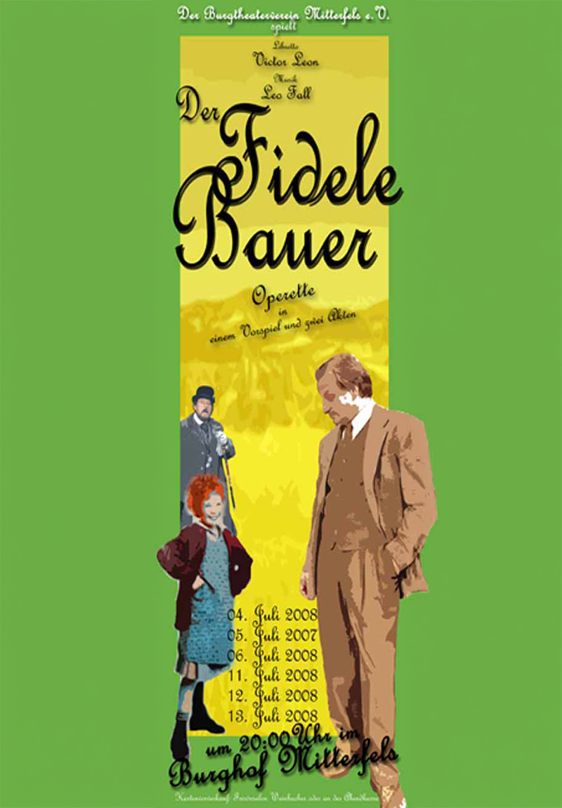 Plakat der Fidele Bauer 2008