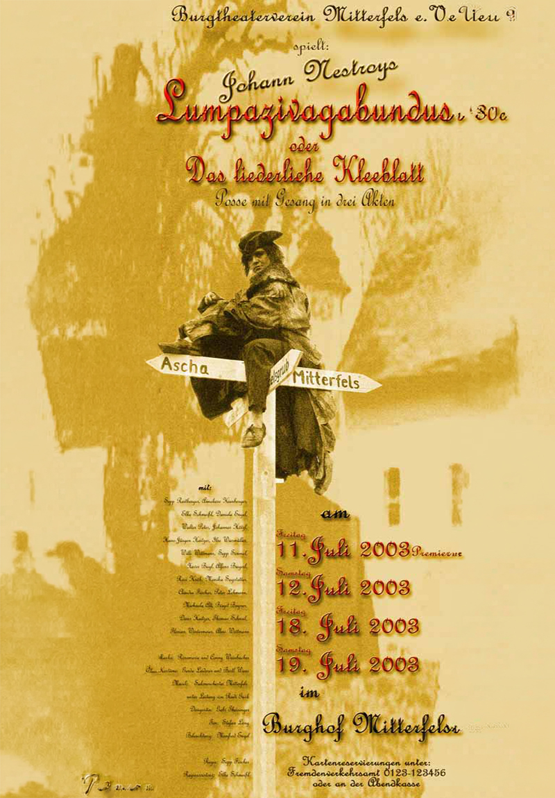 Plakat Lumpazivagabundus 2008